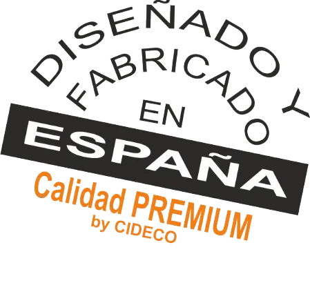 logo fabricado y disenado en espana con calidad premium de CIDECO.es